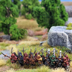 Wargames Atlantic Grand Battle Scale Hard Plastic 10mm Samurai Figures WAARN004S