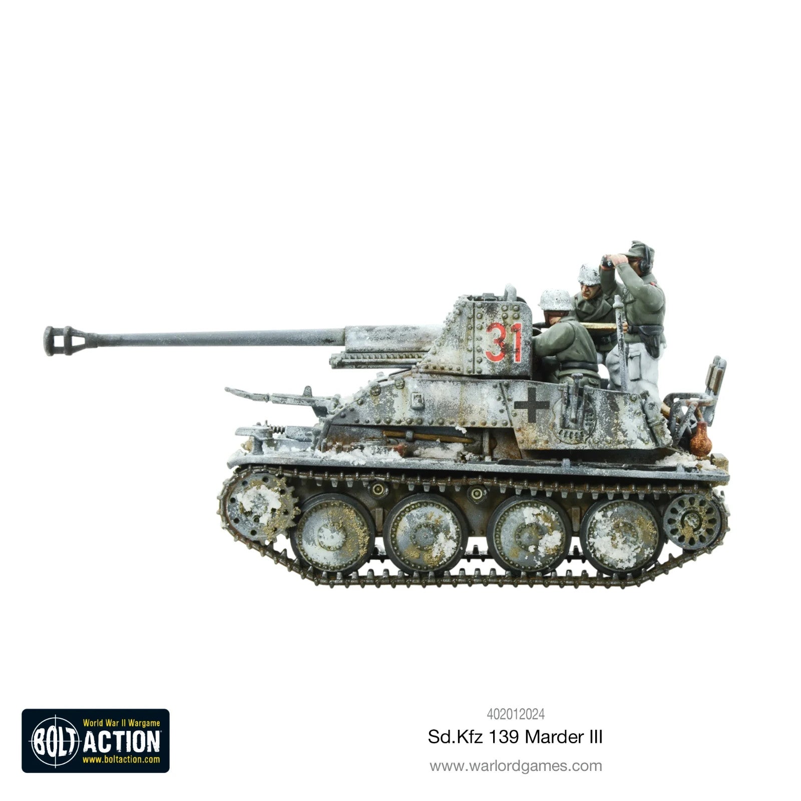 Warlord Games Bolt Action 1:56 Scale WWII German SD.FFZ 139 Marder III - 402012024