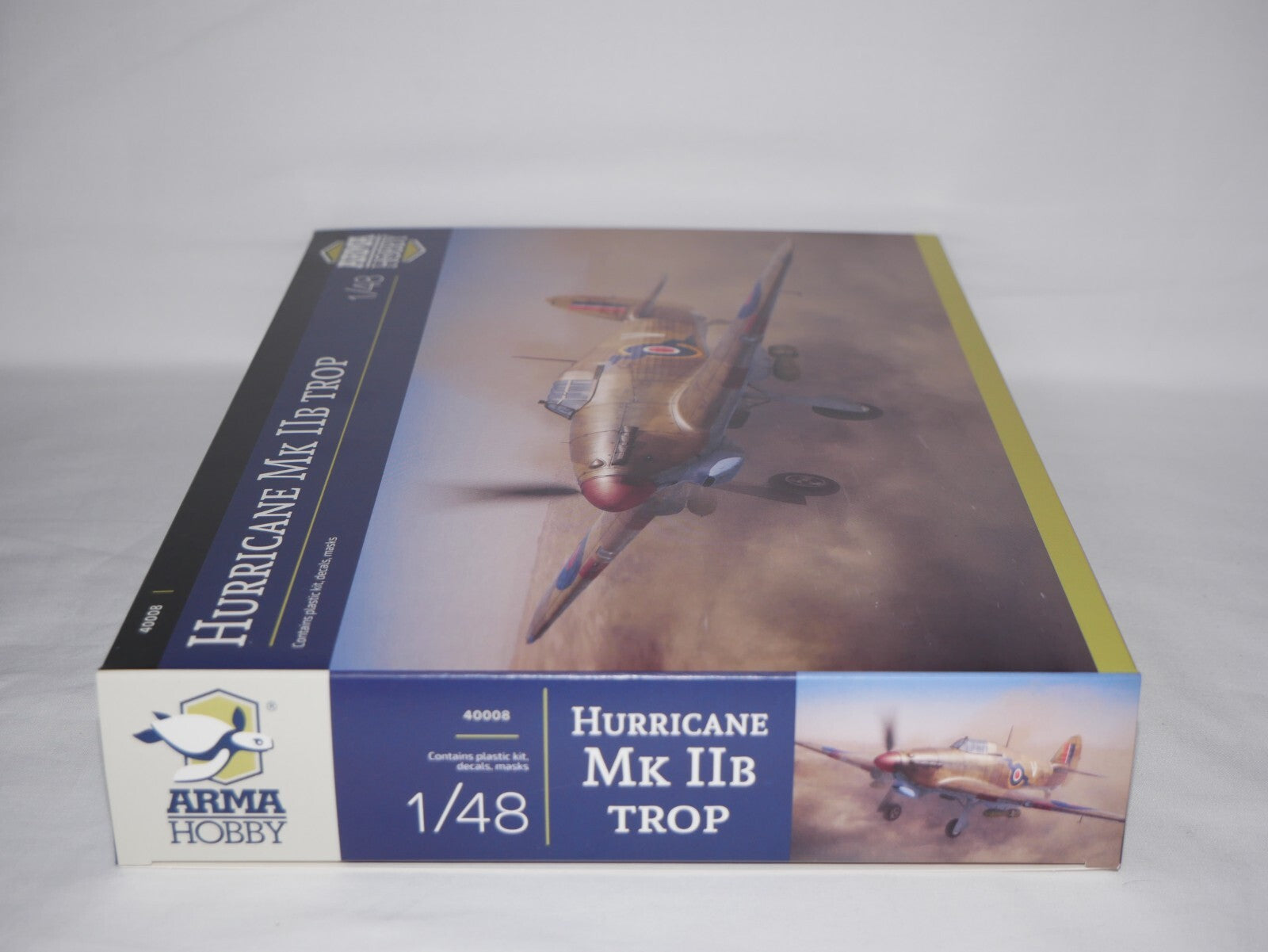 Arma Hobby 1:48 Scale RAF Hawker Hurricane Mk.IIb Trop Model Aircraft Kit - 40008