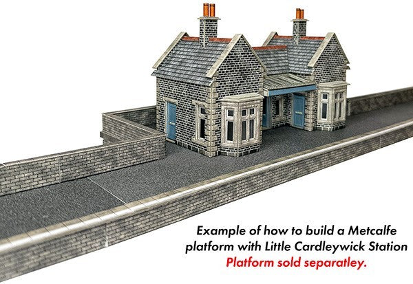 Metcalfe Card Construction Kits OO/HO Scale Little Cardleywick Station - PO315