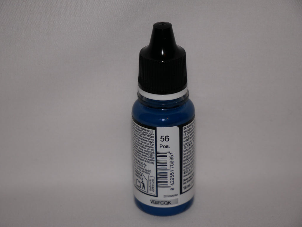 Vallejo Model Color Prussian Blue Acrylic 18ml/0.60 fl oz Dropper Bottle 70.965