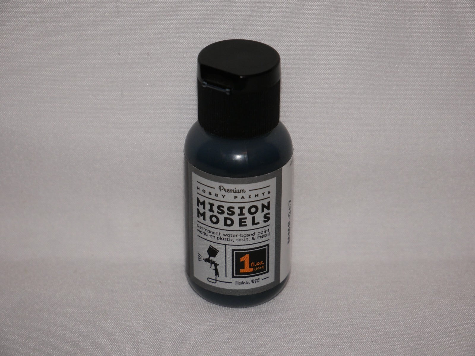 Mission Models Premium Hobby Paints Black 30ml / 1 fl oz Bottle (MMP - 047)