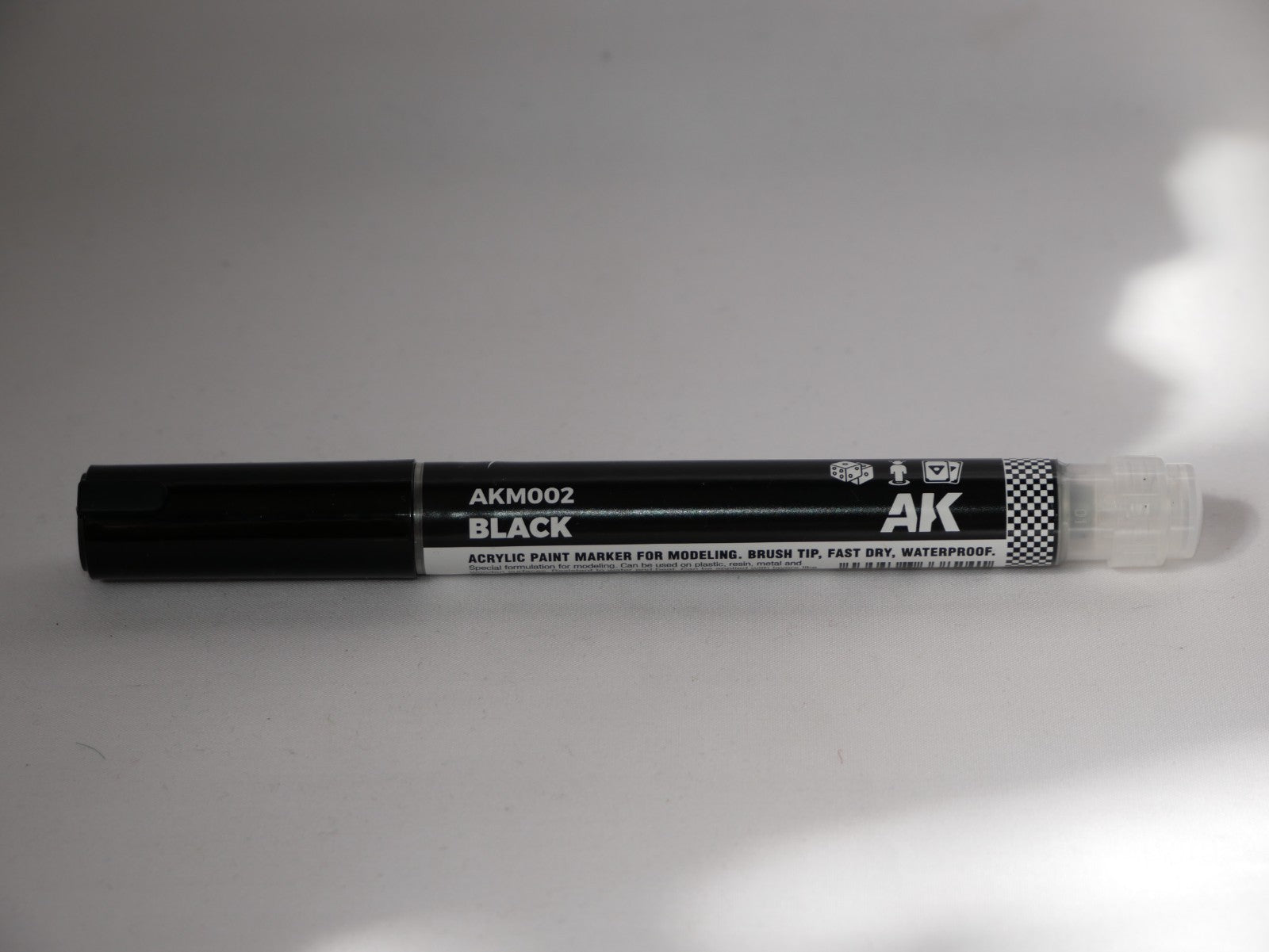 AK Interactive Acrylic Paint Playmarkers For Model Tabletop Games Black - AKM002