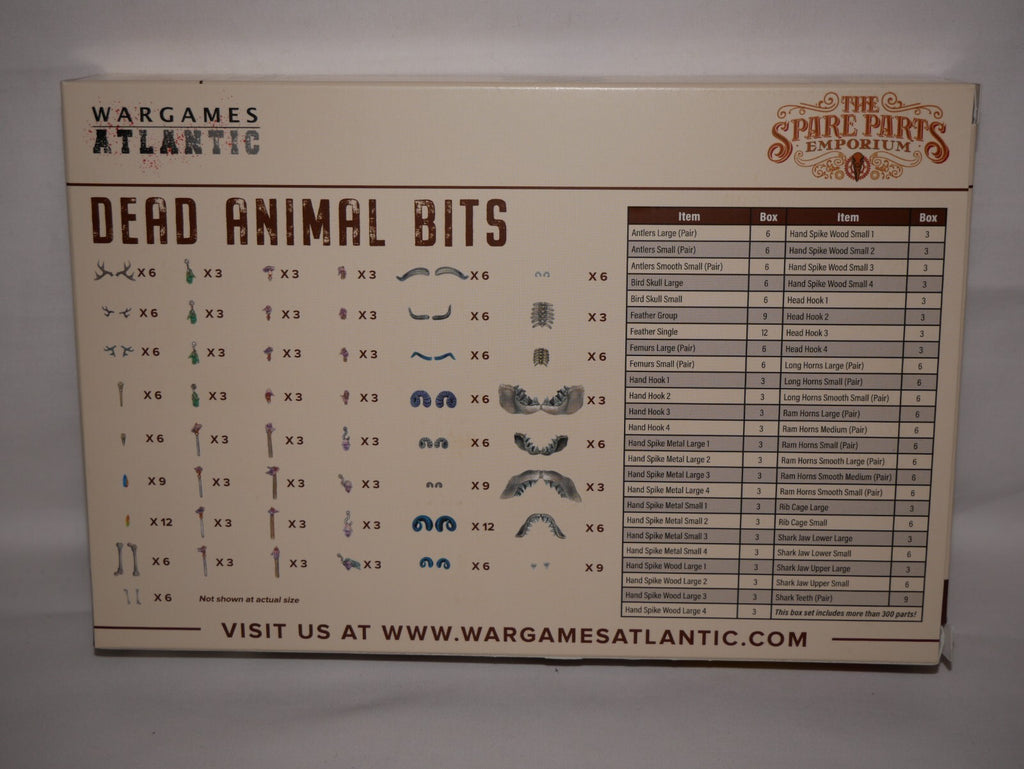 Wargames Atlantic The Spare Parts Emporium 28mm Dead Animal Bits - WAAPW001