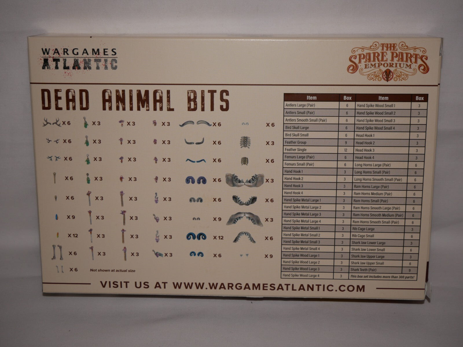 Wargames Atlantic The Spare Parts Emporium 28mm Dead Animal Bits - WAAPW001