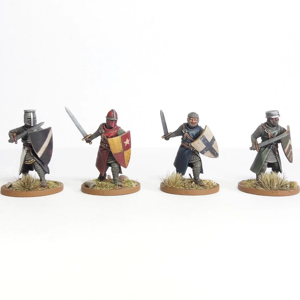Wargames Atlantic The Age of Chivalry 28mm Foot Knights (1150 - 1320) - WAAAC001