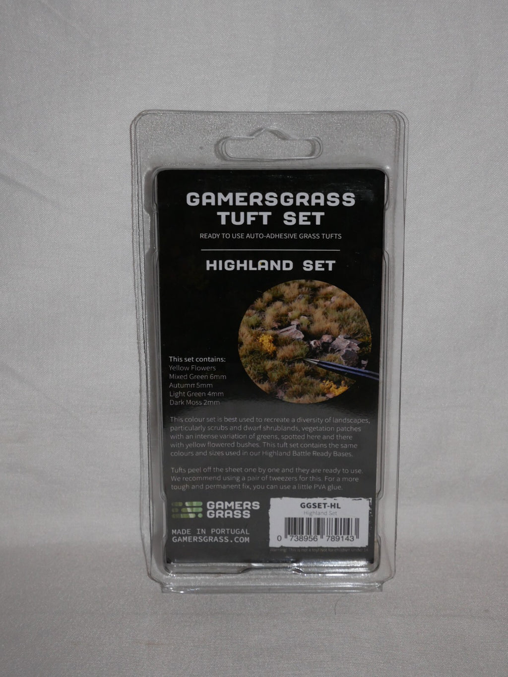 Gamers Grass Wild Highland Tuft Set For Wargaming Bases (175) Per Pack GGSET-HL