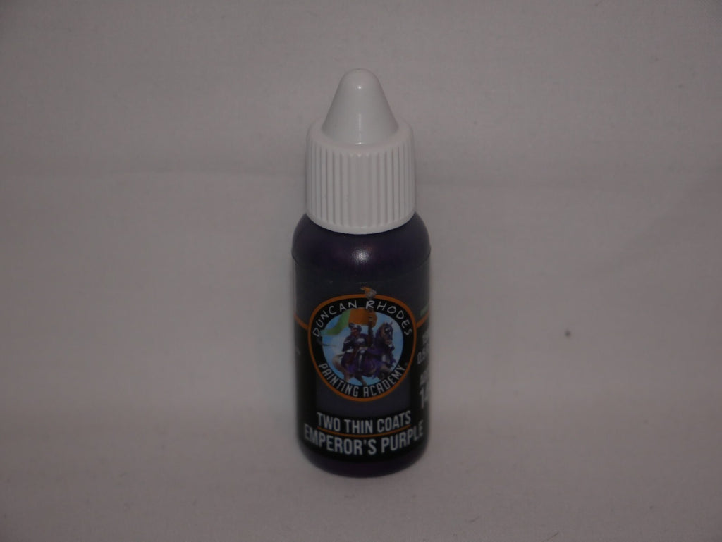 Duncan Rhodes Painting Academy Two Thin Coats Emperor's Purple 15ml Bottle 10166