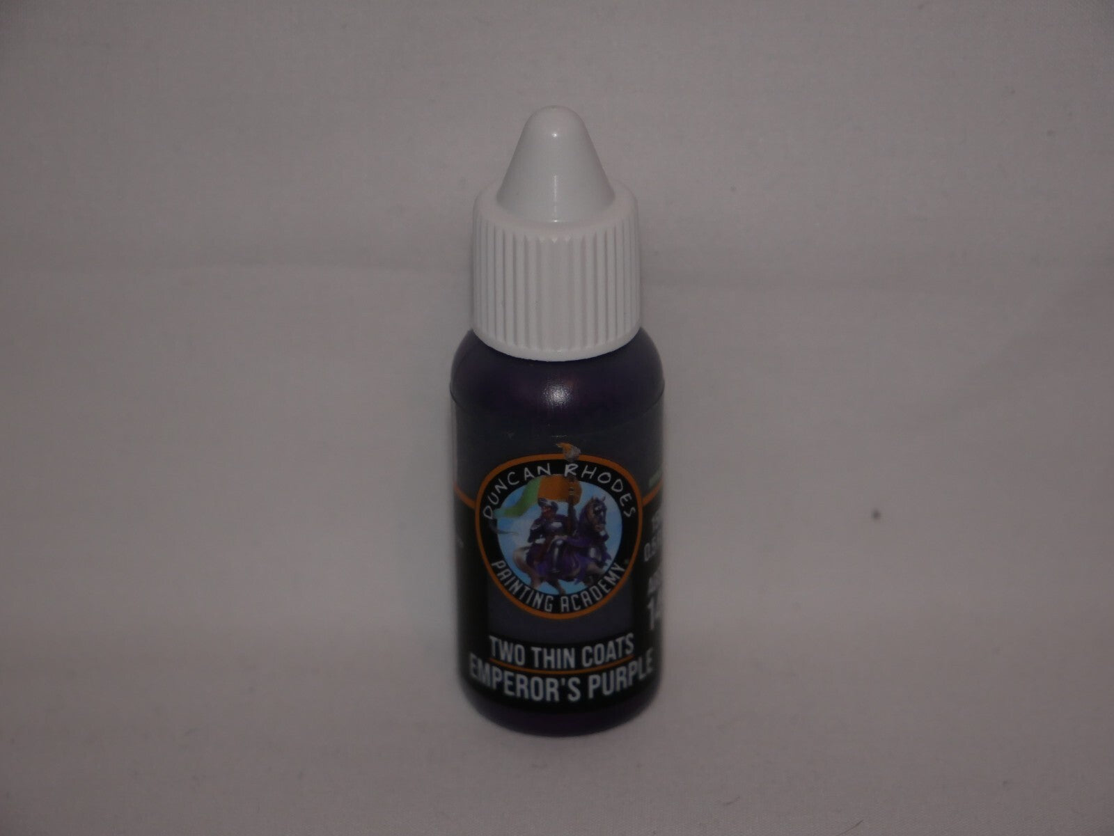 Duncan Rhodes Painting Academy Two Thin Coats Emperor's Purple 15ml Bottle 10166