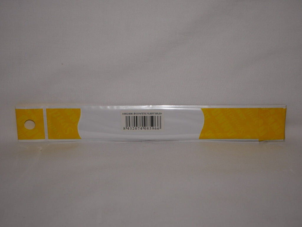 Ammo By Mig Jimenez Size 6 Flat Synthetic Hair Filbert Model Brush - A.MIG-8596