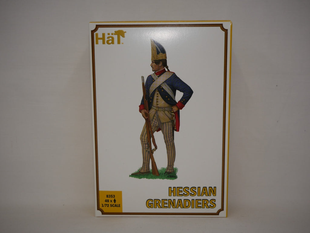 Hat Industrie 1:72 Scale American War Of Independence Hessian Grenadiers - 8353
