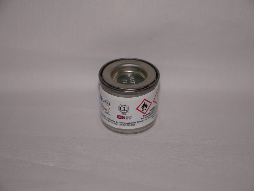 Humbrol Scale Modelling Enamel Paints Matt Slate Grey No 31 (14ml) Tub - AA0343