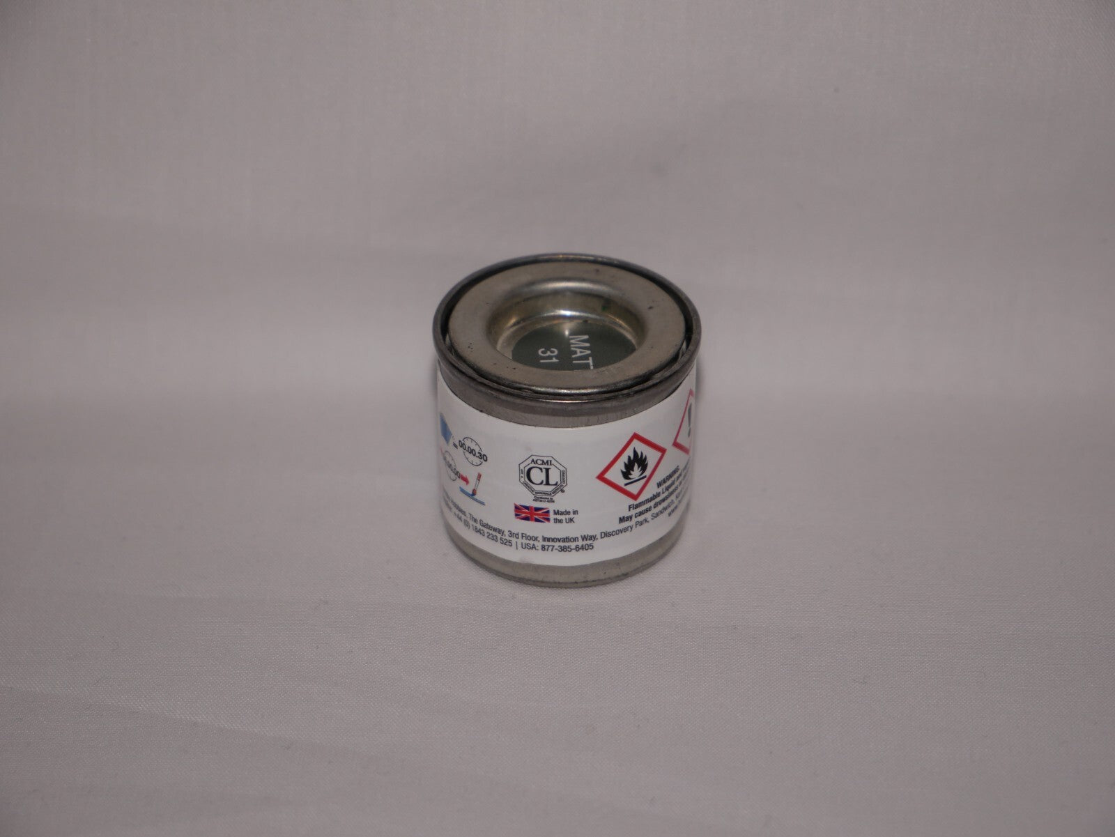 Humbrol Scale Modelling Enamel Paints Matt Slate Grey No 31 (14ml) Tub - AA0343