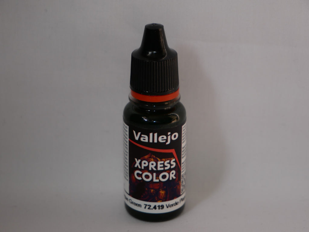 Vallejo Xpress Color Acrylics Plague Green 18ml/0.6 fl oz Dropper Bottle 72.419