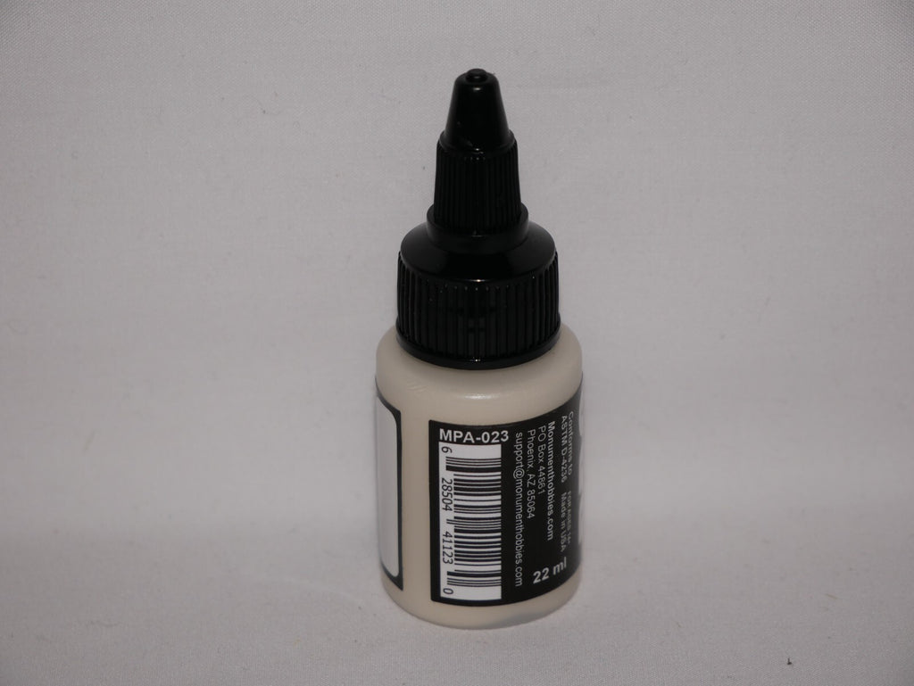 Monument Hobbies Pro Acryl Paint Range Ivory 22ml Twist Top Bottle - (MPA-023)