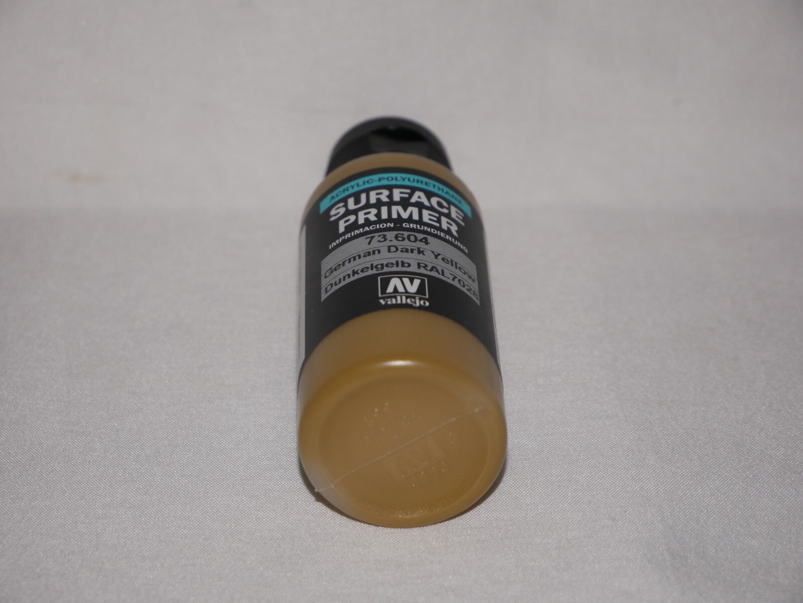 Vallejo Polyurethane Surface Primer German Dark Yellow 60ml Bottle - 73.604