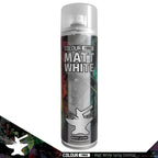 The Colour Forge Hobby Supplies Matt White Model Primer 500ml Aerosol Spray Can