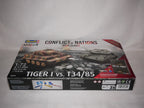 Revell 1:72 Conflict of Nations WW2 Series Tiger 1 VS T34/85 Skill Level 4 05655