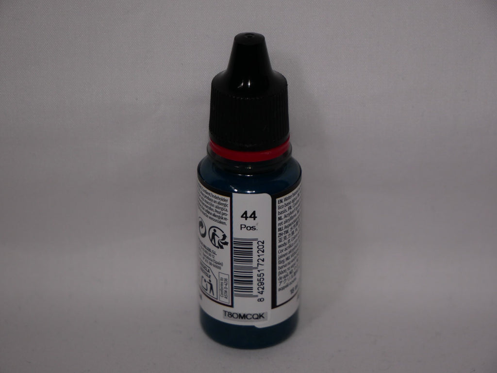 Vallejo Game Color Acrylic Abyssal Turquois 18ml/0.6 fl oz Dropper Bottle 72.120