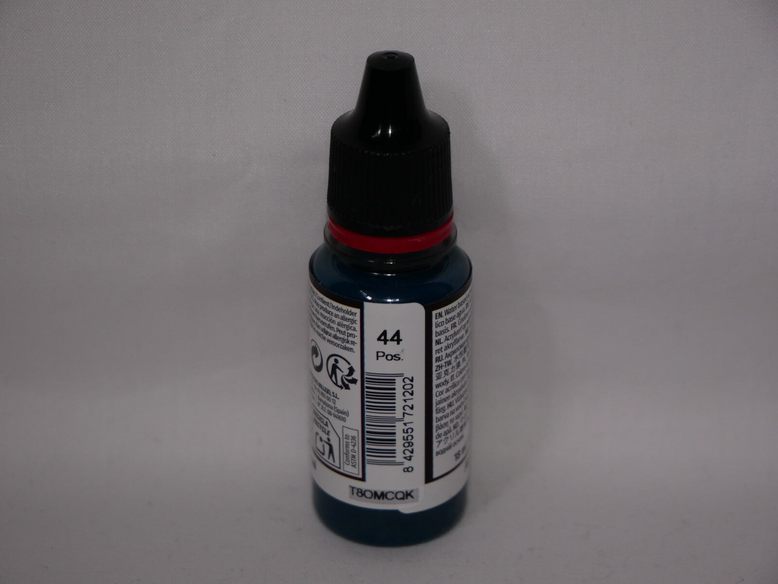Vallejo Game Color Acrylic Abyssal Turquois 18ml/0.6 fl oz Dropper Bottle 72.120