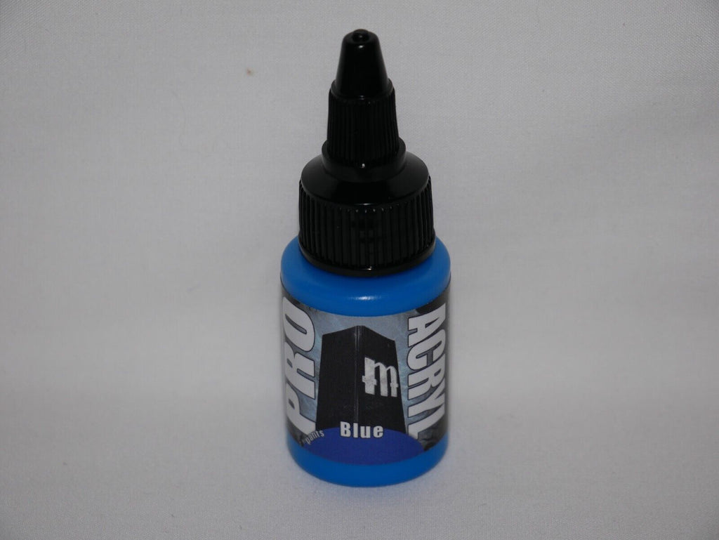 Monument Hobbies Pro Acryl Acrylic Paint Range Blue 22ml Twist Bottle - MPA-005