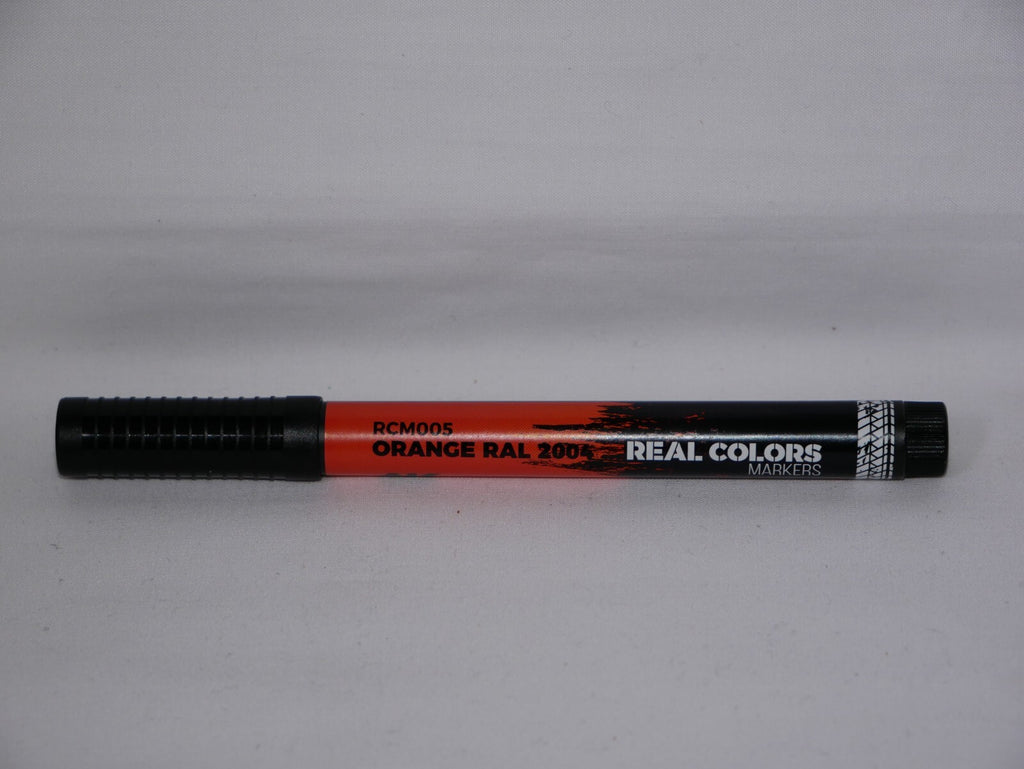 AK Interactive Real Colors Acrylic Fast Dry Marker Pens Orange RAL 2004 - RCM005