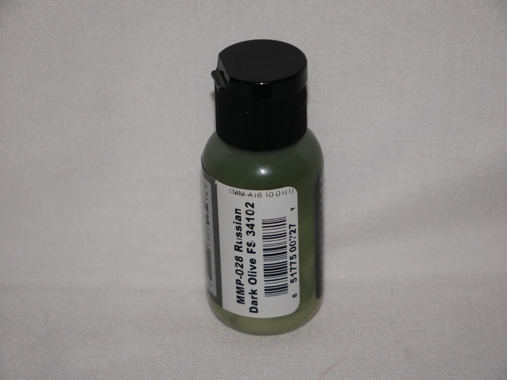 Mission Models Hobby Paints Russian Dark Olive FS 34102 30ml Bottle (MMP - 028)