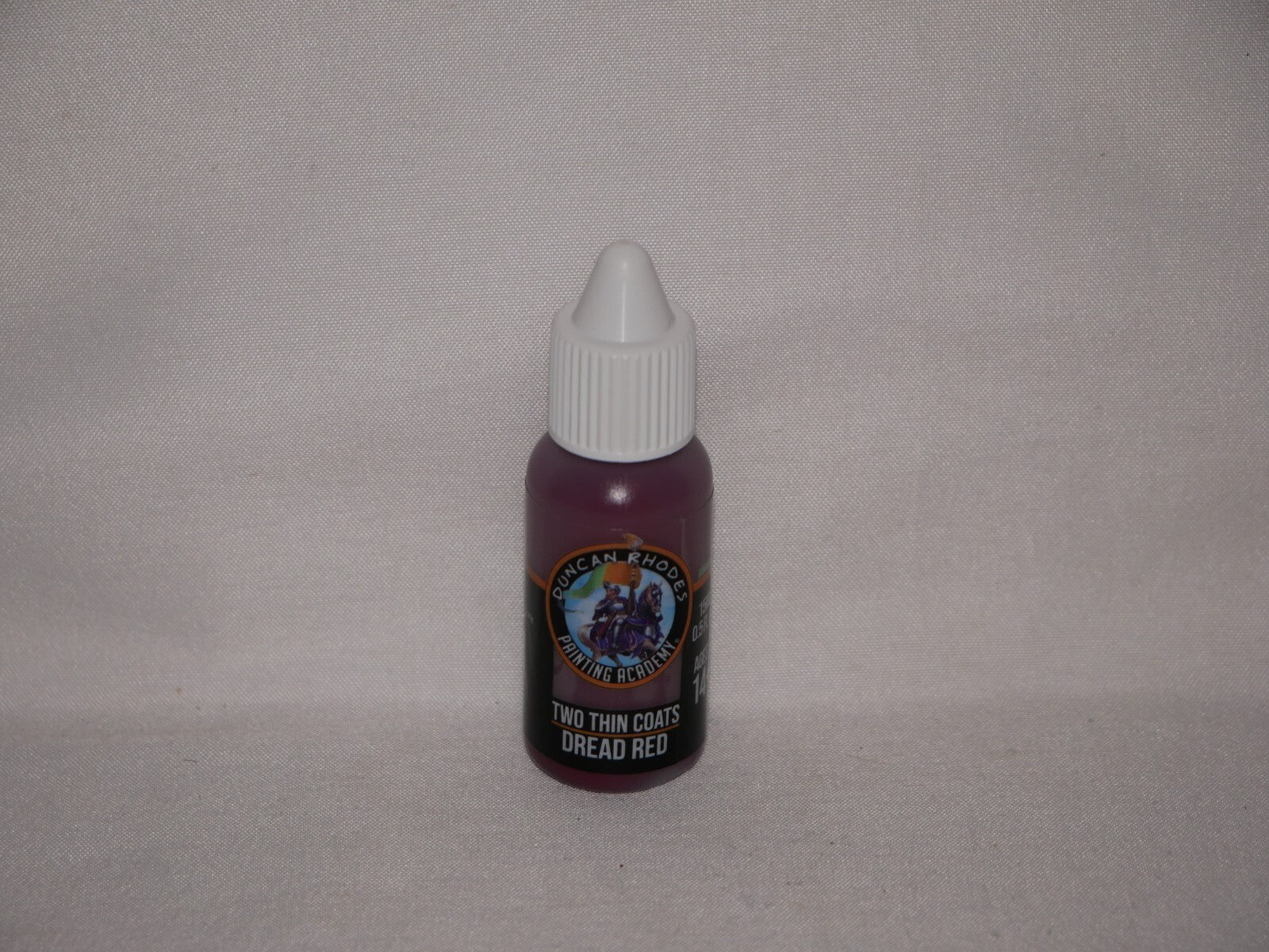 Duncan Rhodes Painting Academy 'Two Thin Coats' Dread Red 15ml Bottle - 10064