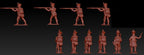 Hat Industrie 1:72 Scale Napoleonic Austrians Infantry (Firing) Figures - 8165