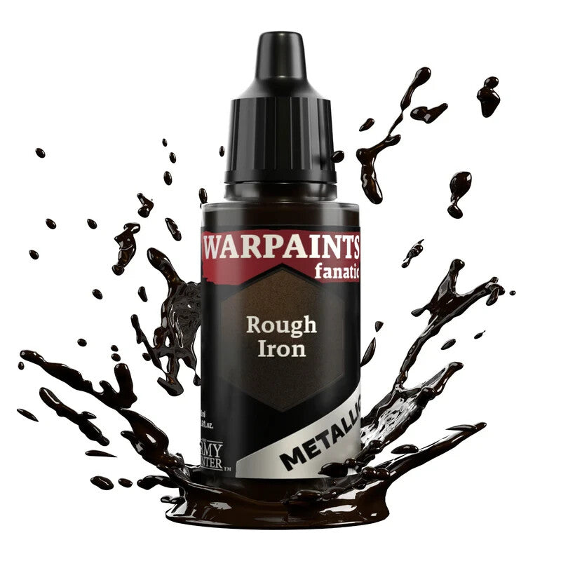 The Army Painter Warpaints Fanatic Range Rough Iron Metallic 18ml Bottle WP3181