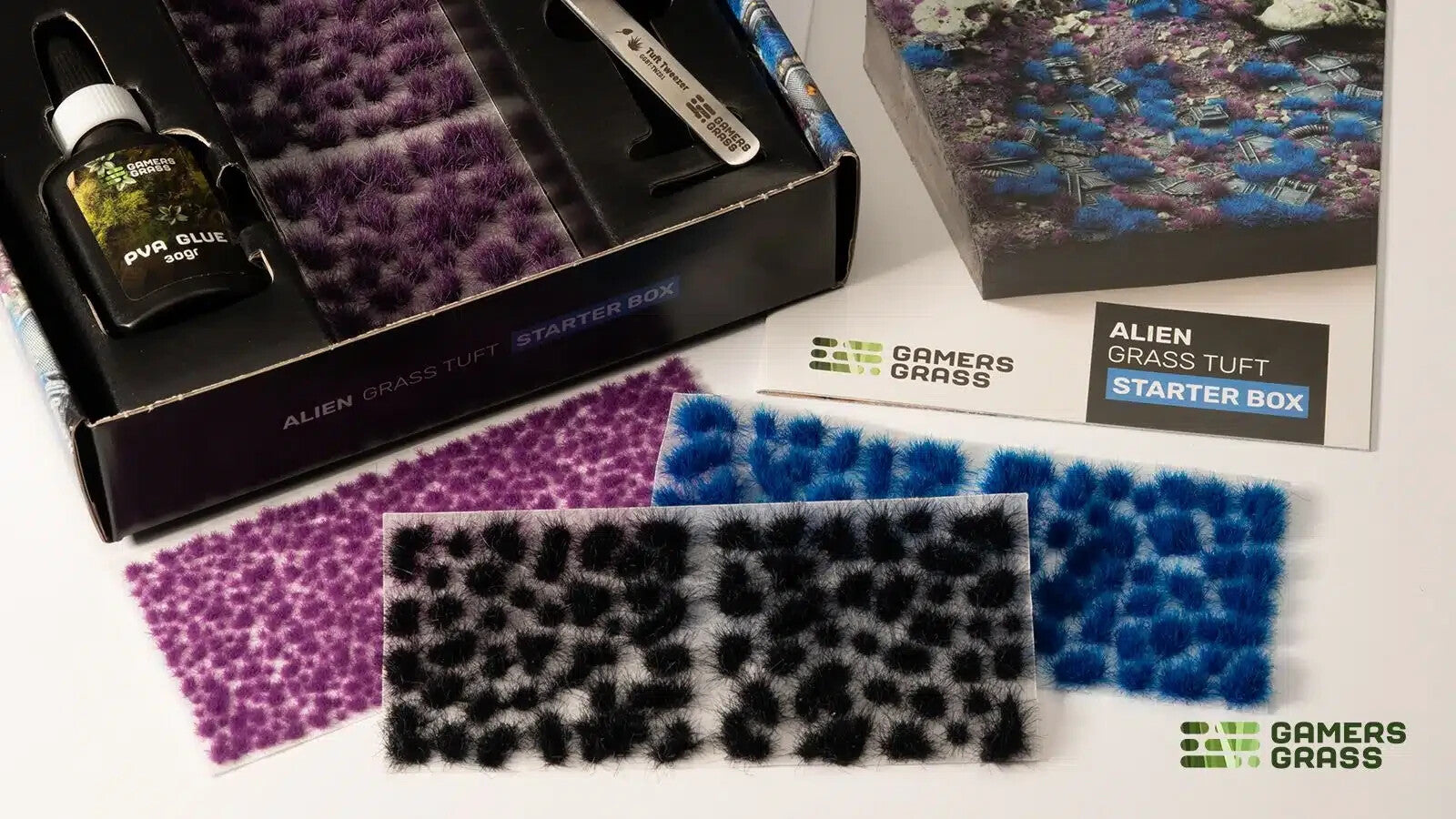 Gamers Grass Alien Basing Starter Box For Model Miniature Wargaming Bases - GGSB-A