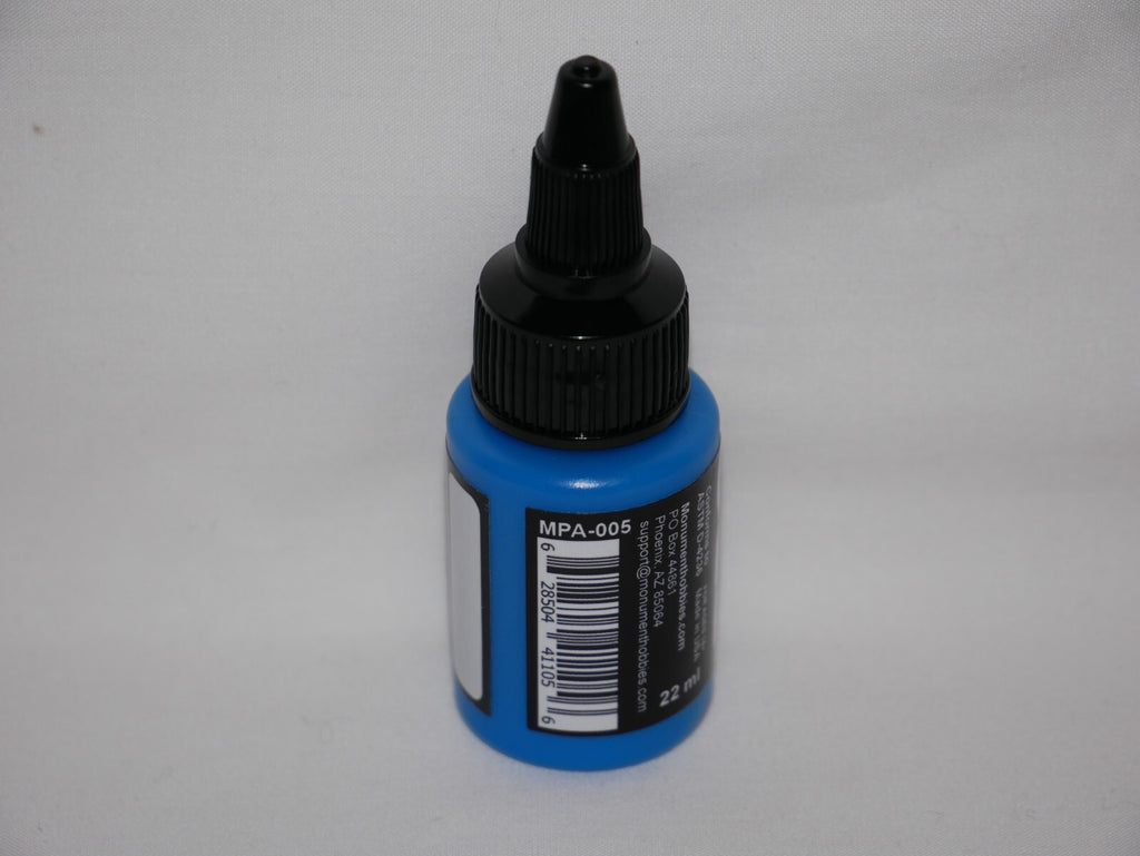 Monument Hobbies Pro Acryl Acrylic Paint Range Blue 22ml Twist Bottle - MPA-005