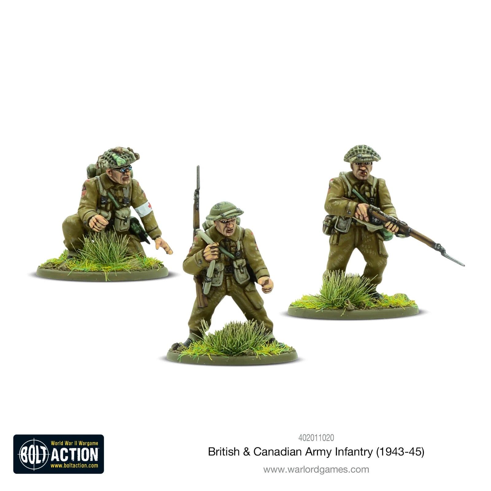 Warlord Games Bolt Action 1:56 WWII British & Canadian Army Infantry - 402011020