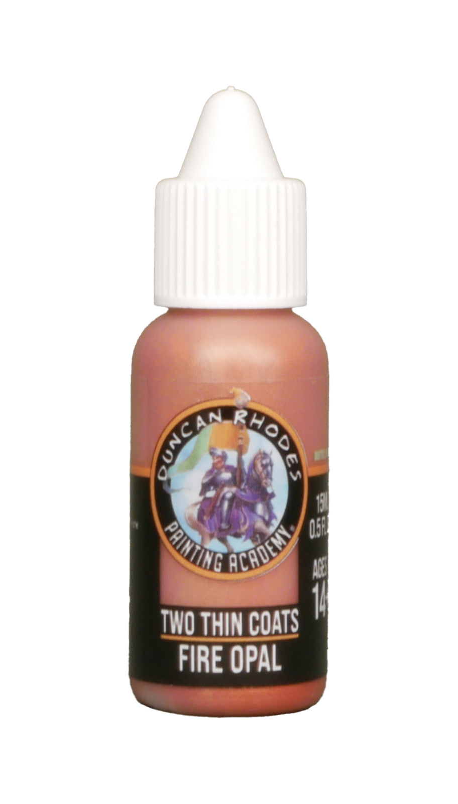 Duncan Rhodes Painting Academy Two Thin Coats Range Fire Opal 15ml Bottle 10168