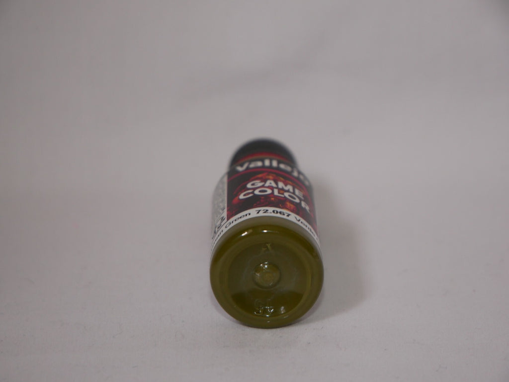 Vallejo Game Color Acrylics Cayman Green 18ml/0.6 fl oz Dropper Bottle - 72.067