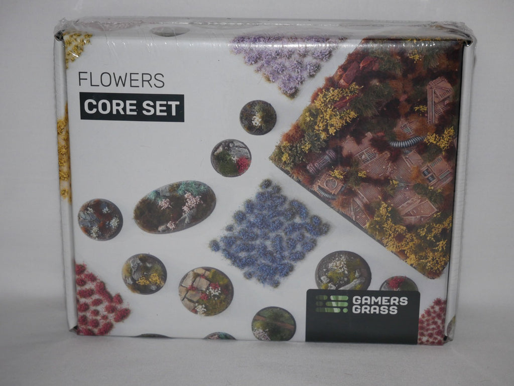 Gamers Grass Flowers Core Set For Wargaming Mini Bases 16x Half Sheets - GGSB-FCS