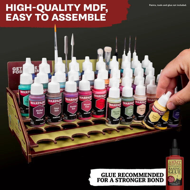 The Army Painter Get More Time For Gaming (10-Piece) MDF Paint Station - TL5063