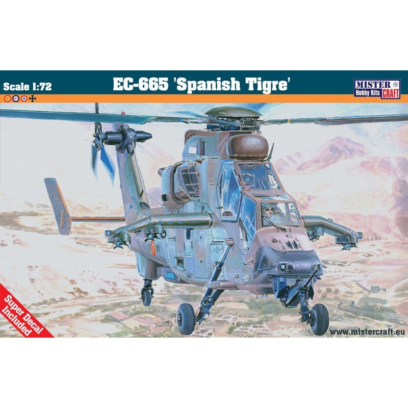 MisterCraft Hobby Kits 1:72 Scale (D-59) EC-665 'Spanish Tigre' - 040598