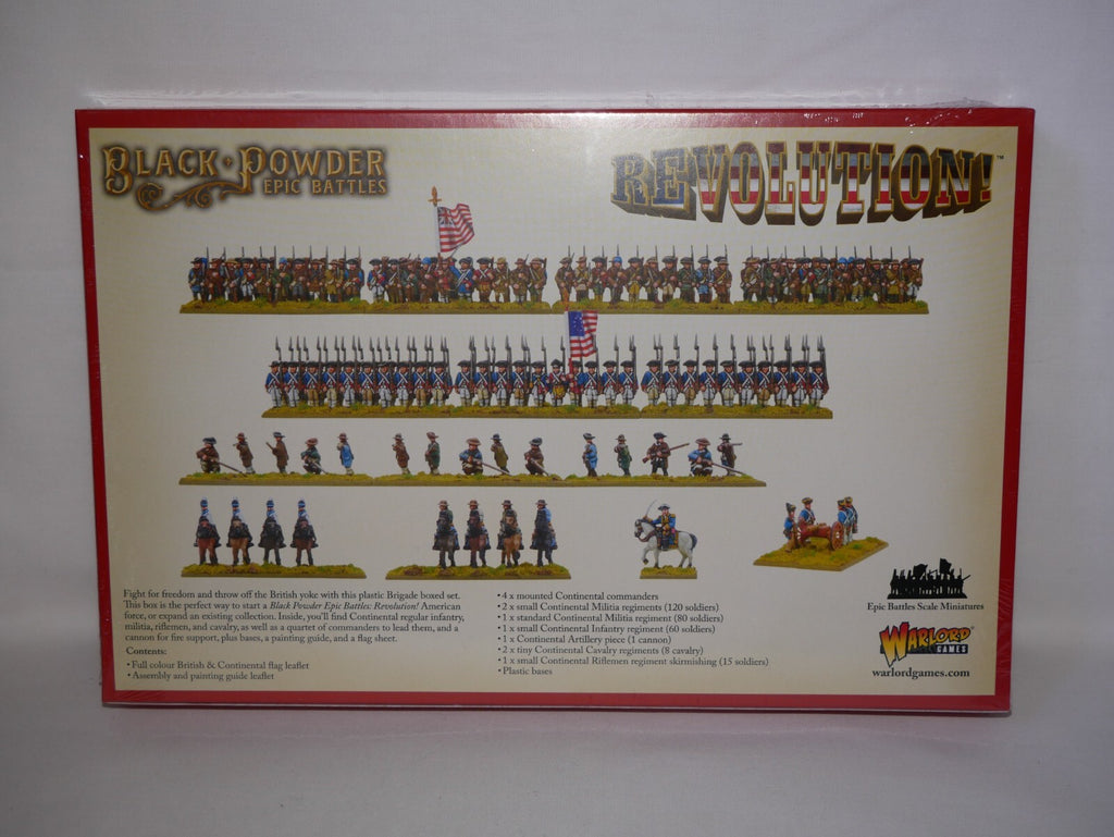 Black Powder Epic Battles Revolution 15mm Continental Army Brigade - (312403406)