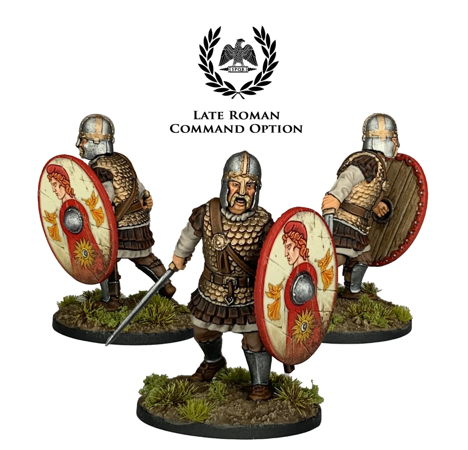 Victrix 28mm Scale Plastic Late Roman Infantry & Heavy Cavalry Warband - VXWB001