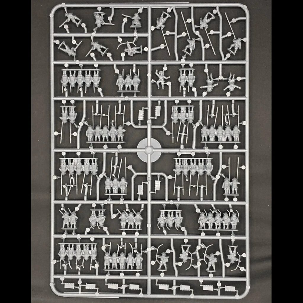 Wargames Atlantic Grand Battle Scale Hard Plastic 10mm Ashigaru Models WAARN005S