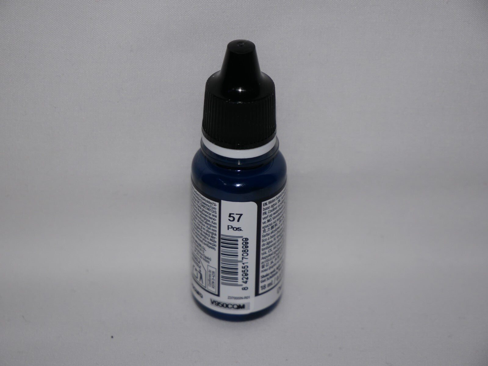Vallejo Model Color Dark Prussian Blue Acrylic 18ml /0.60 fl oz Dropper - 70.899