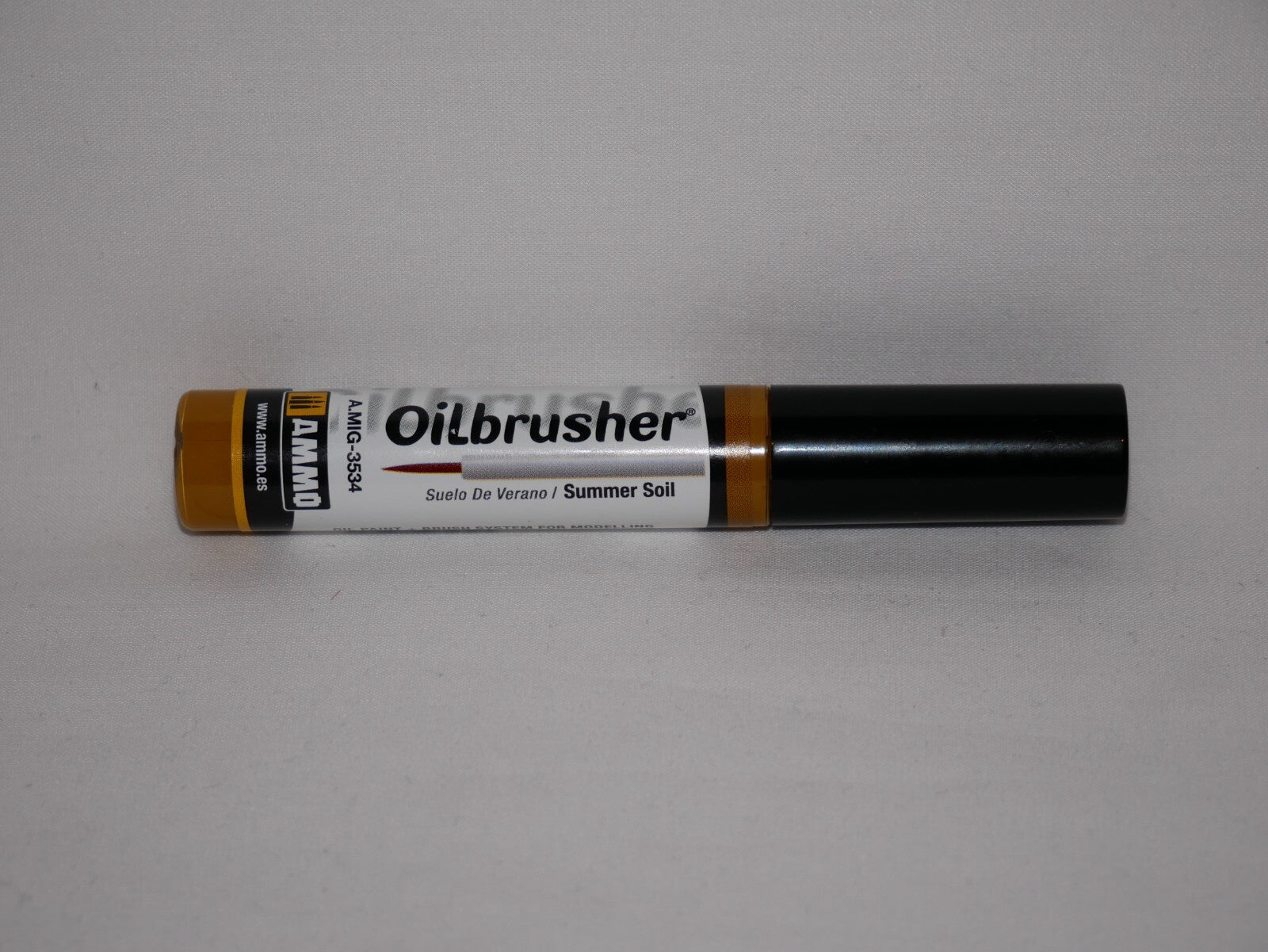 Ammo By Mig Jimenez Summer Soil Oilbrusher With Fine Brush Applicator A.MIG-3534