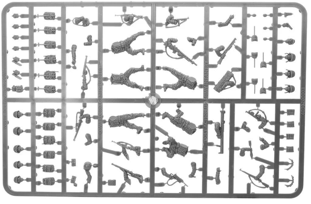 Warlord Games Bolt Action 1:56 Scale WWII US Infantry American GIs - (402013012)