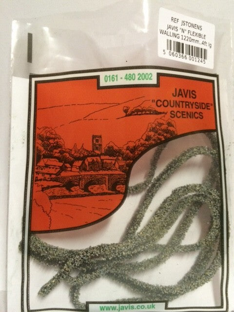 Javis "Countryside" Scenics "N" Flexible Walling 1220mm 4ft Long - JSTONENS