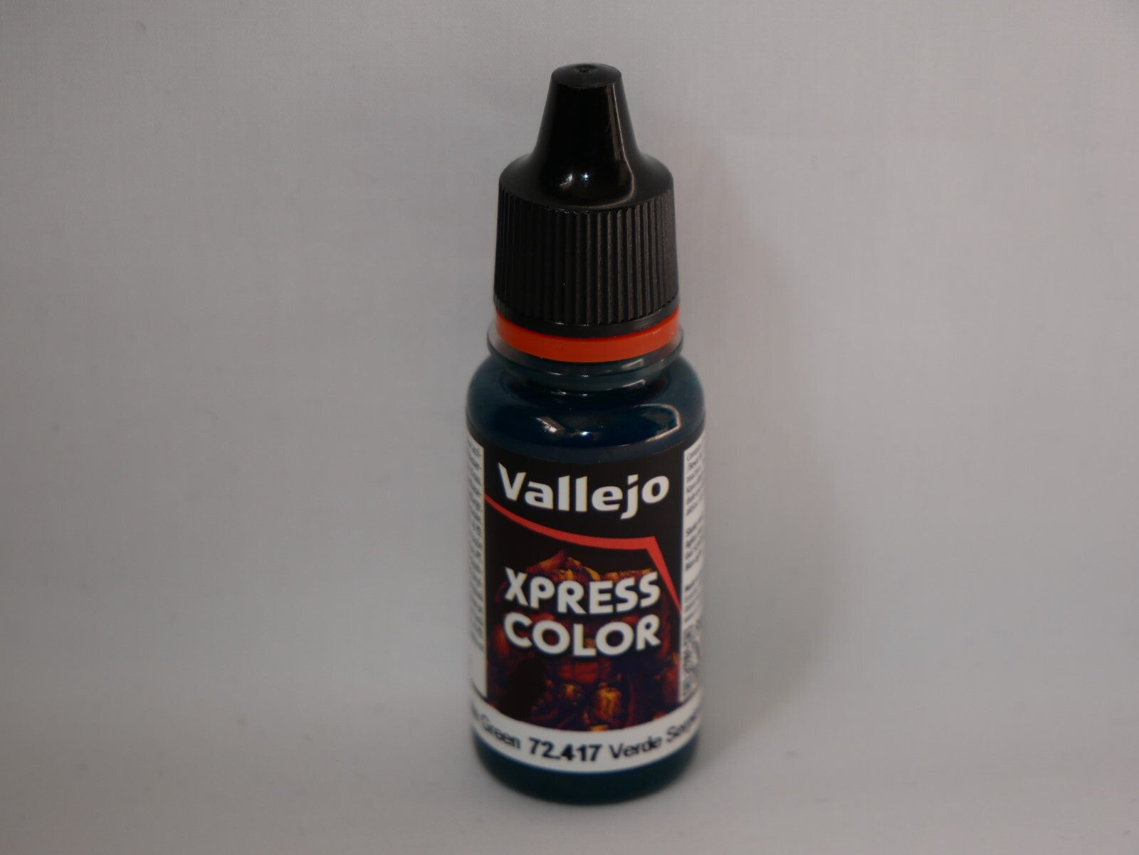Vallejo Xpress Color Acrylics Snake Green 18ml/0.6 fl oz Dropper Bottle - 72.417