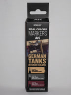 AK Interactive Real Color Acrylic Markers German Tanks 3 Piece Pen Set - RCM107
