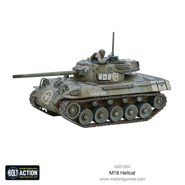 Warlord Games Bolt Action 1:56 Scale WW2 US M18 Hellcat Tank Destroyer 402013004