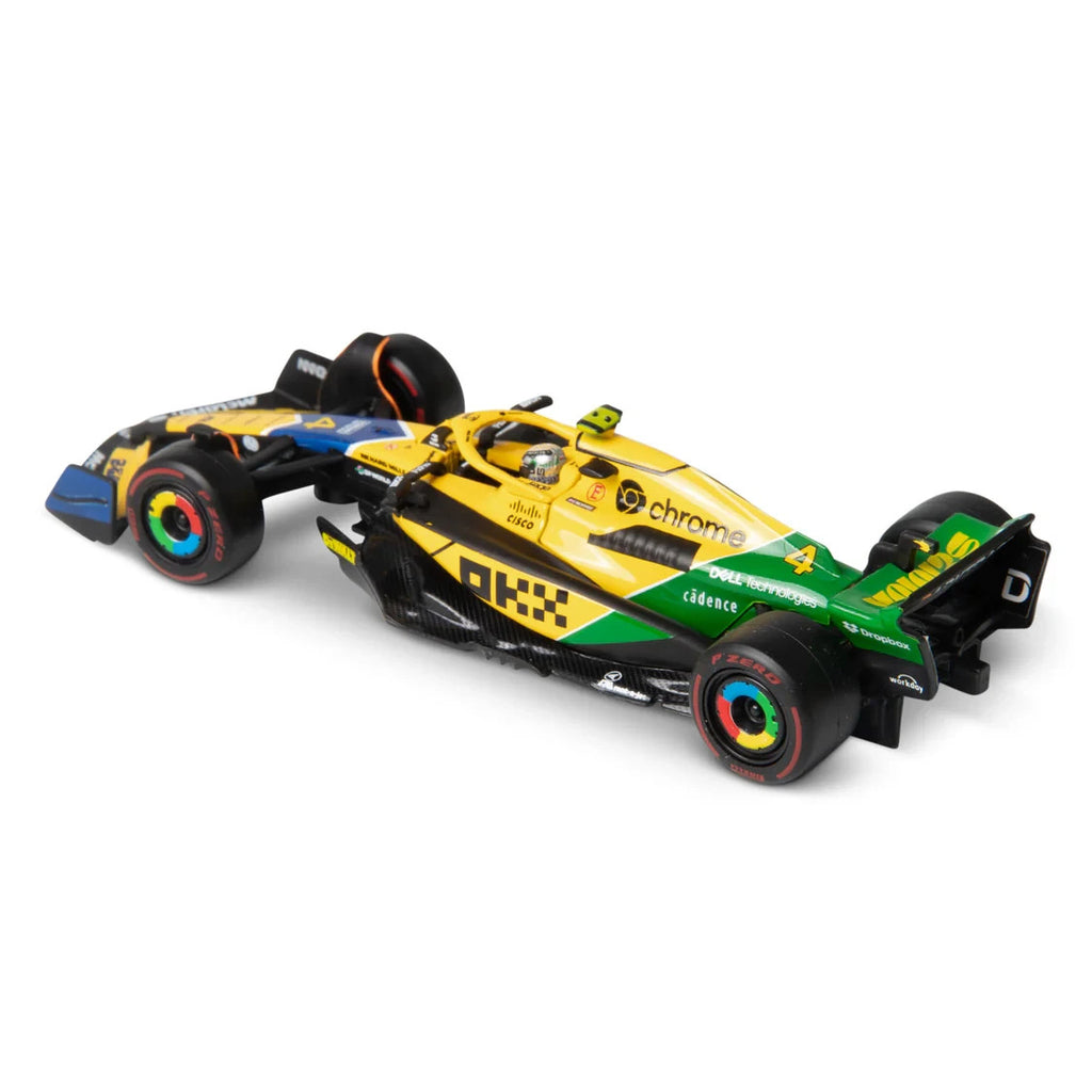 Burago 1:43 McLaren MCL38 Monaco Grand Prix 2024 No.4 Lando Norris - #18-38215NS