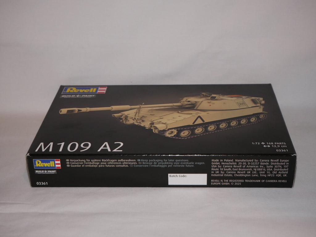 Revell 1:72 Scale M109 A2 Self Propelled Howitzer Model Kit Skill Level 4 03361